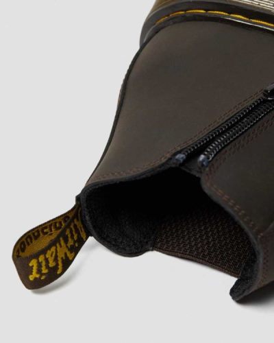 Botas Chelsea Dr Martens Youth 2976 Wildhorse Cuero Para Niños DR9772Z